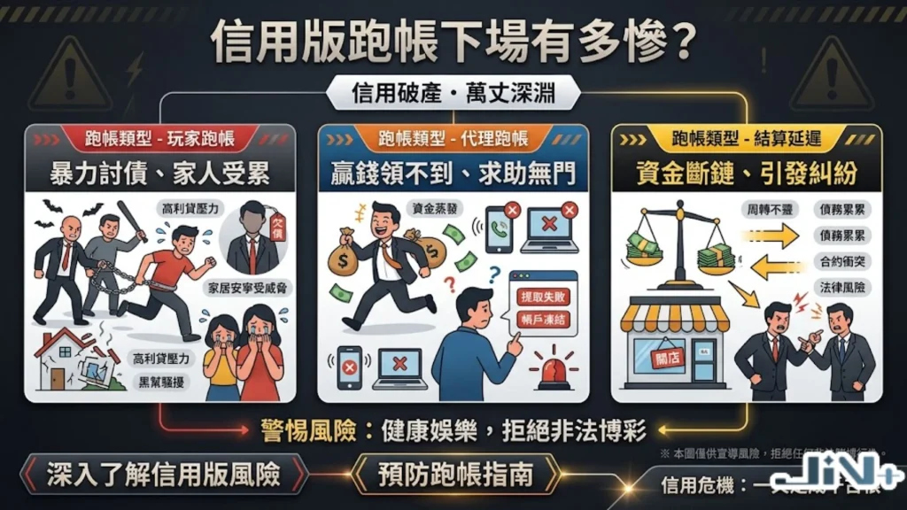 信用版跑帳下場