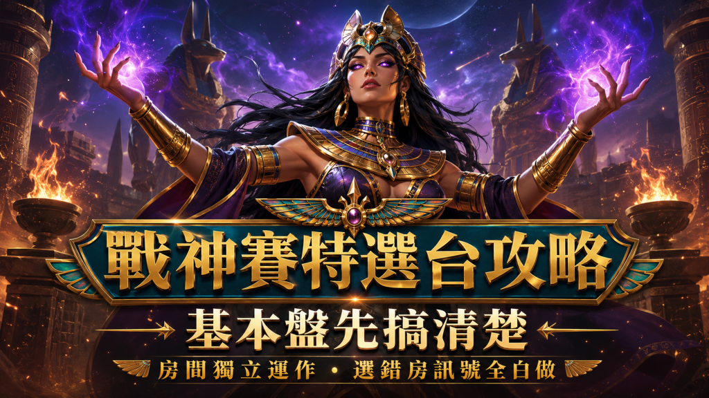 賽特選台技巧教學，說明戰神賽特房間獨立運作與進場前必看的基本盤