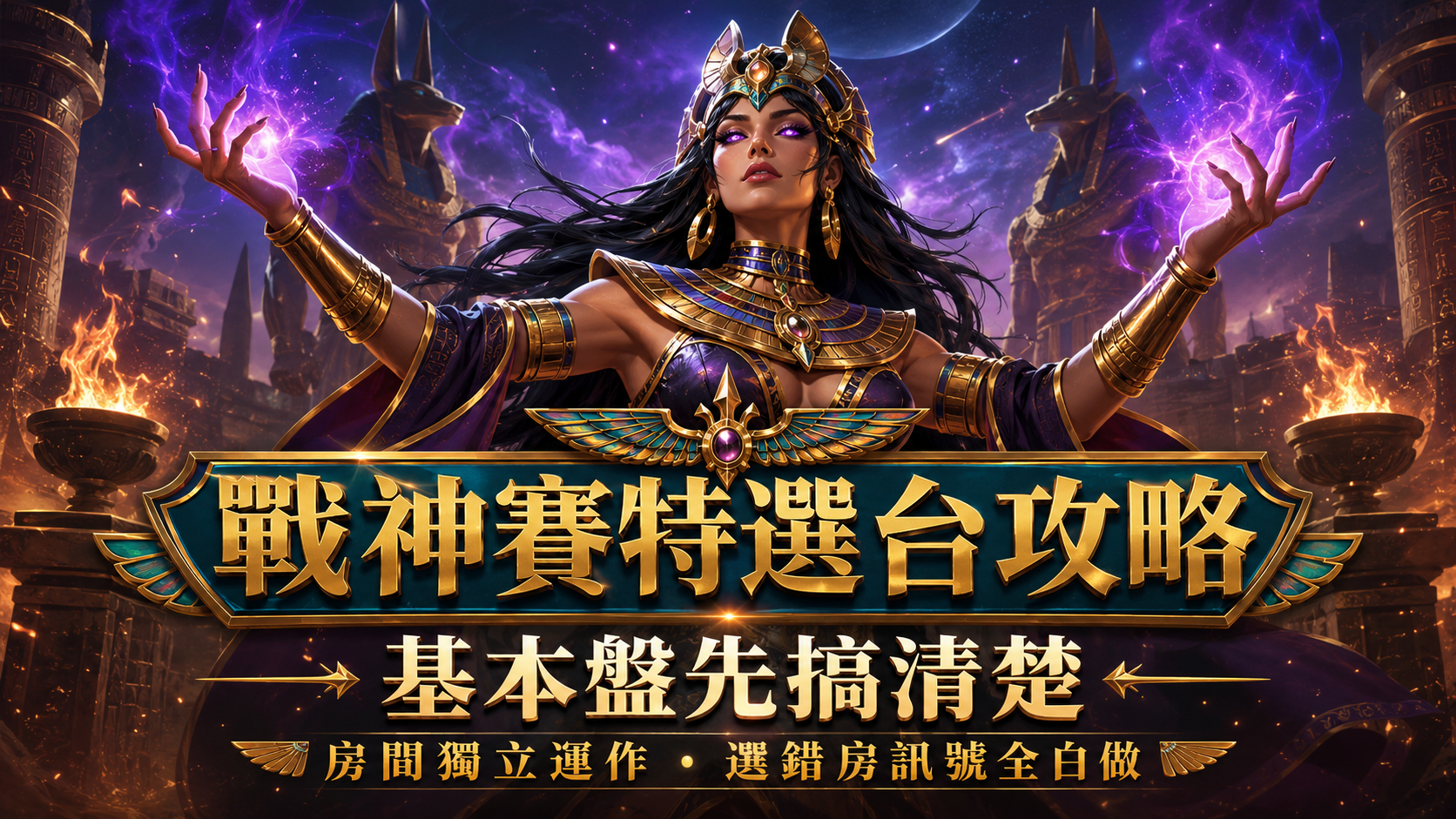 賽特選台技巧教學，說明戰神賽特房間獨立運作與進場前必看的基本盤